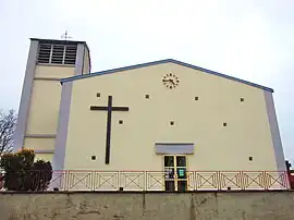 The church in Pournoy-la-Chétive