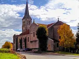 The church in Saillenard