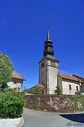 The church of Saint-Etienne, in Ballaison