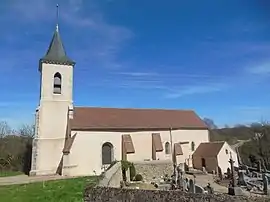 The church in Pierre-Perthuis