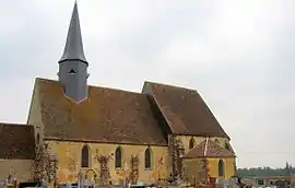 The church in Le Favril