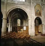 The interior of the church