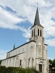 The church of Saint-Jean-Baptiste, in Beuste