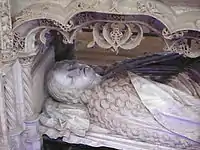 Margaret of Austria, lower effigy