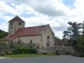 The church in Burzy