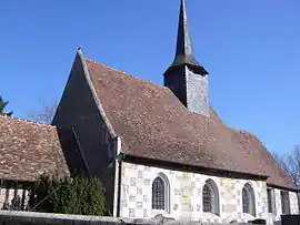 Saint-Aubin Church, now belonging to Ajou