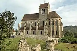 The church of Mézy-Moulins