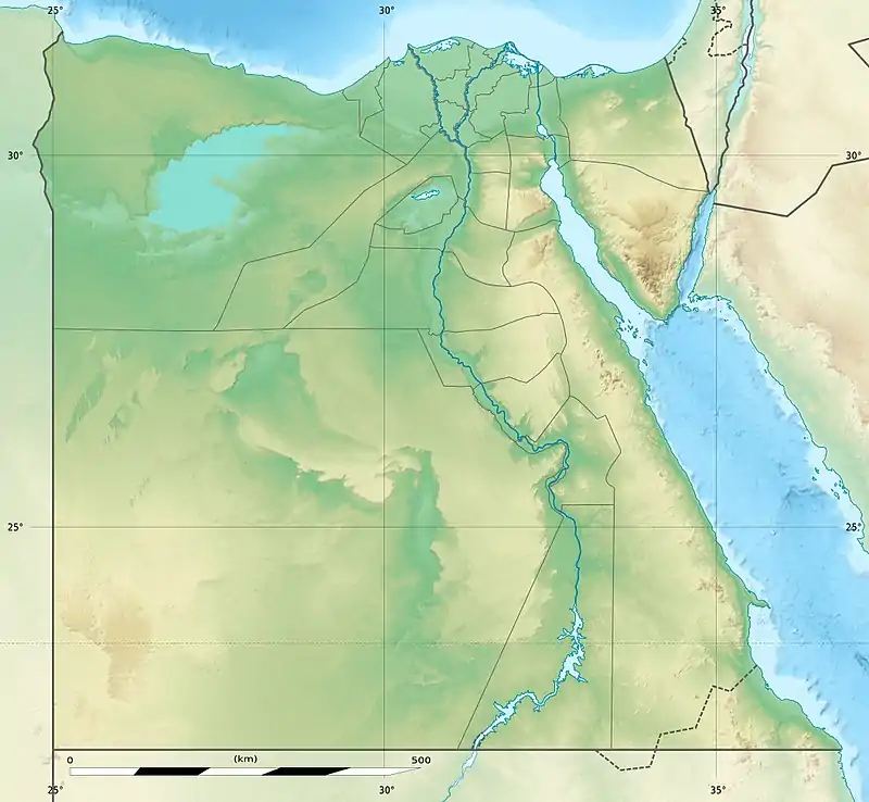 HMT Aragon is located in Egypt