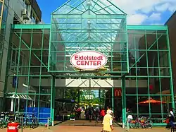 Shopping arcades in the center of Eidelstedt