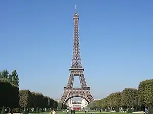 The Eiffel Tower 324 meters (1889)