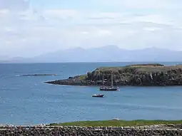 The north end of Eilean Chathastail from Eigg