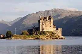 The castle, seen from the west