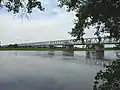 Railway bridge over the Elbe near Wittenberge