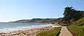 View of beach looking west.