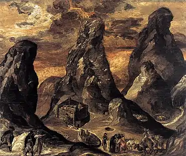 Mount Sinai, by El Greco, 1570-1572