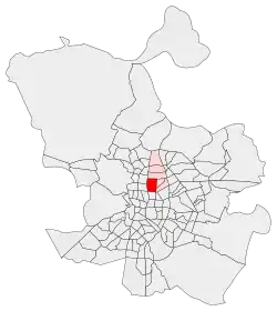 Location of El Viso