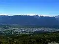 View of El Bolsón from the Piltriquitron mountain.