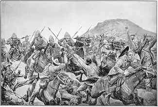 "Charge of the 5th Lancers at Elandslaagte"