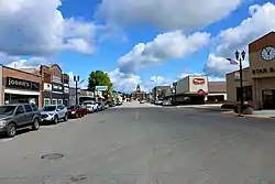 Central Avenue North in Elbow Lake