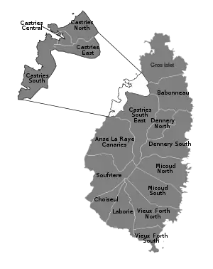 Electoral boundaries of Saint Lucia