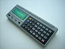 A complete range of programmable calculators were developed in former USSR. Some of them (like this MK-52), was used even in space missions.