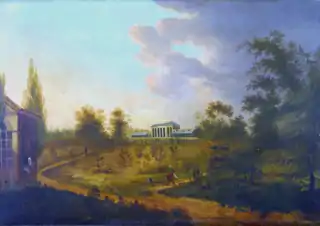 Painting of the Elgin Botanic Garden