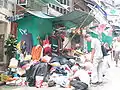 A stall selling miscellaneous goods on the street