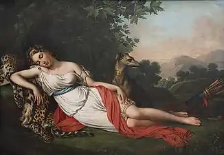 Lost Nymph of Diana’s retinue, 1826, Oil on canvas, Museum of Fine Arts, Ghent, Belgium.