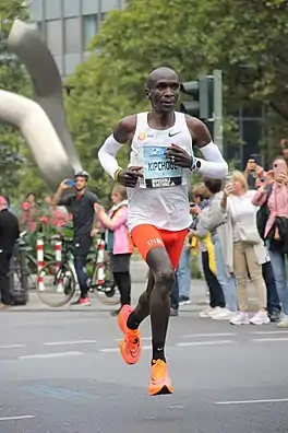 Eliud Kipchoge at the Berlin marathon 2022