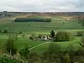 The rear of the estate from the hills to the north, near Marrick