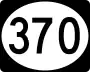 Mississippi Highway 370 marker