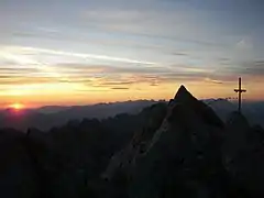 Sunrise at the summit