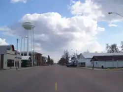 Along Broadway Street, Ellsworth's main avenue