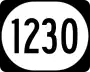 Kentucky Route 1230 marker