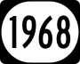 Kentucky Route 1968 marker