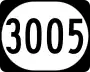 Kentucky Route 3005 marker