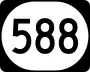 Kentucky Route 588 marker