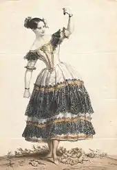 Fanny Elssler in La Cachucha (1836)