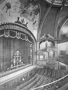 Photo of the front of the Eltinge Theatre