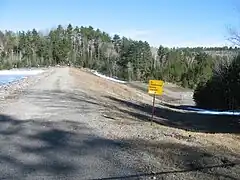 Associated embankment dam nearby