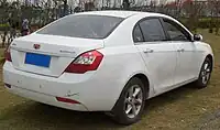 2010–2013 Emgrand EC7 (rear)