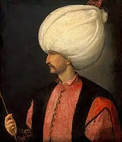 16th century, Suleiman I, wearing an imperial style of turban, known as a kavuk