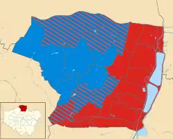 Enfield 2014 results map