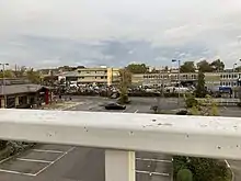 A car boot sale seen from above.