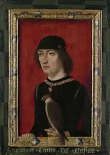 Count Engelbert II 'the Illustrious' of Nassau-Breda (1451–1504). Portrait by the Master of Portraits of Princes, 1487. Rijksmuseum, Amsterdam.