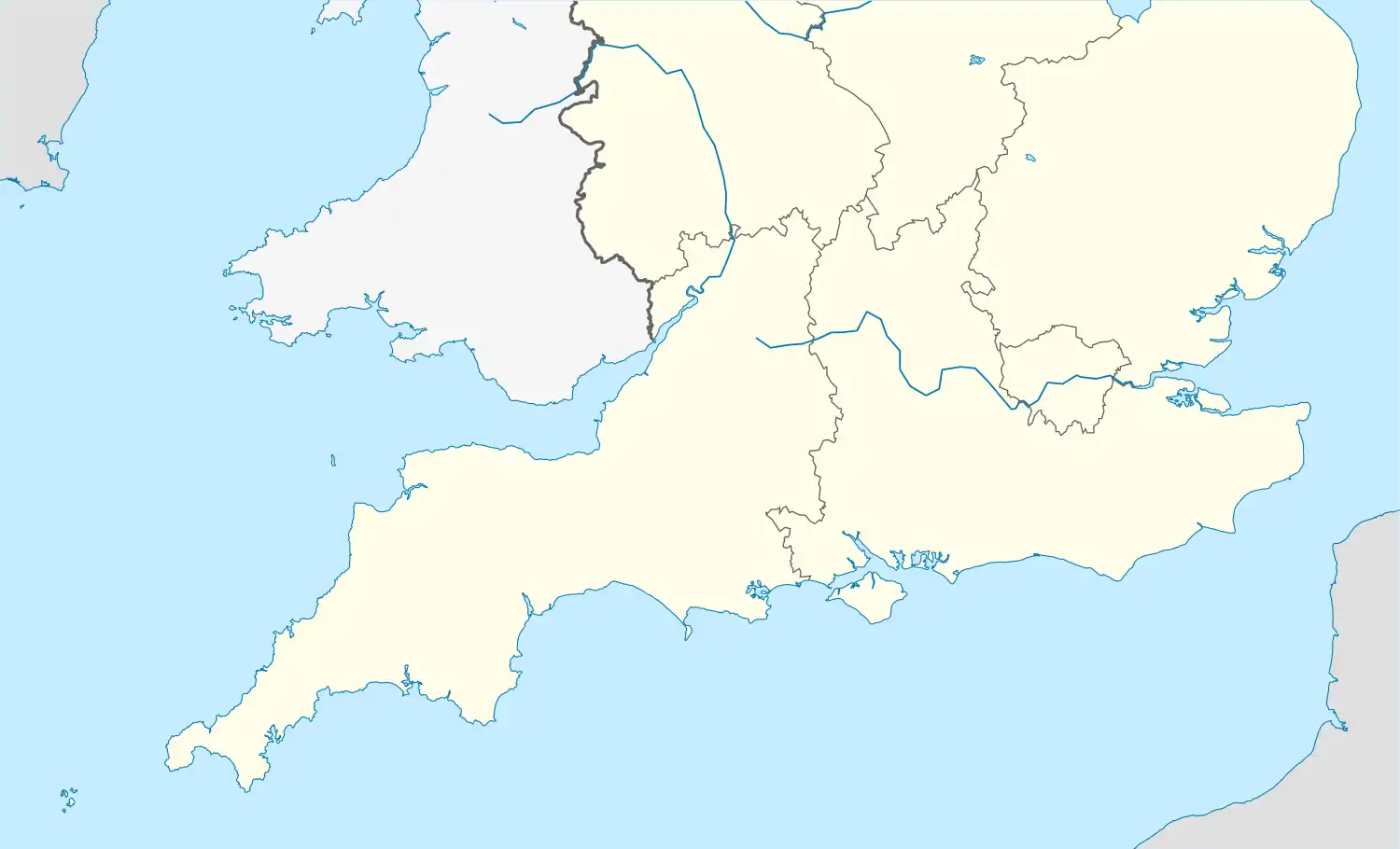 2016–17 Southern Football League is located in Southern England