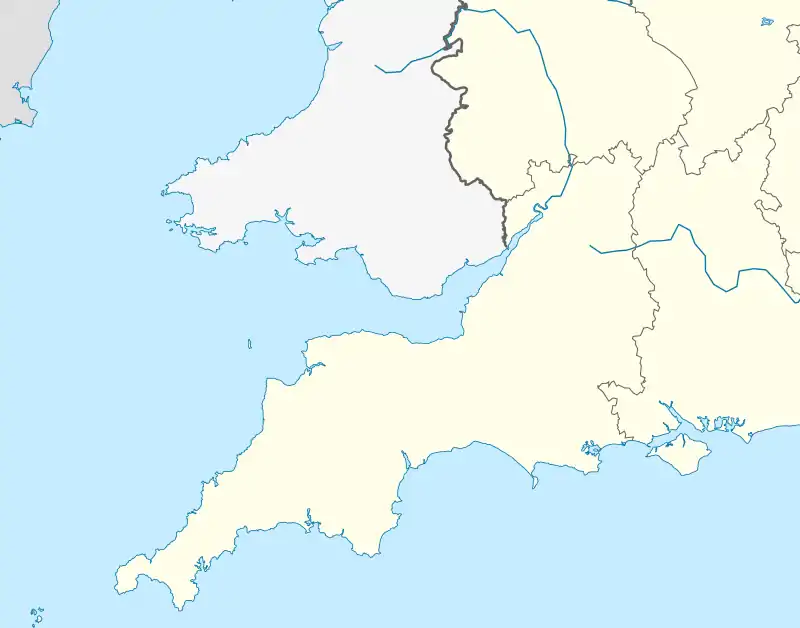 2018–19 Southern Football League is located in Southwest England