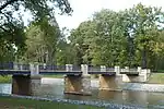 Englische Brücke (Germany in foreground, Poland in background)