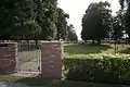 Entrance to the German War cemetery