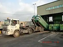 Hook lift operating